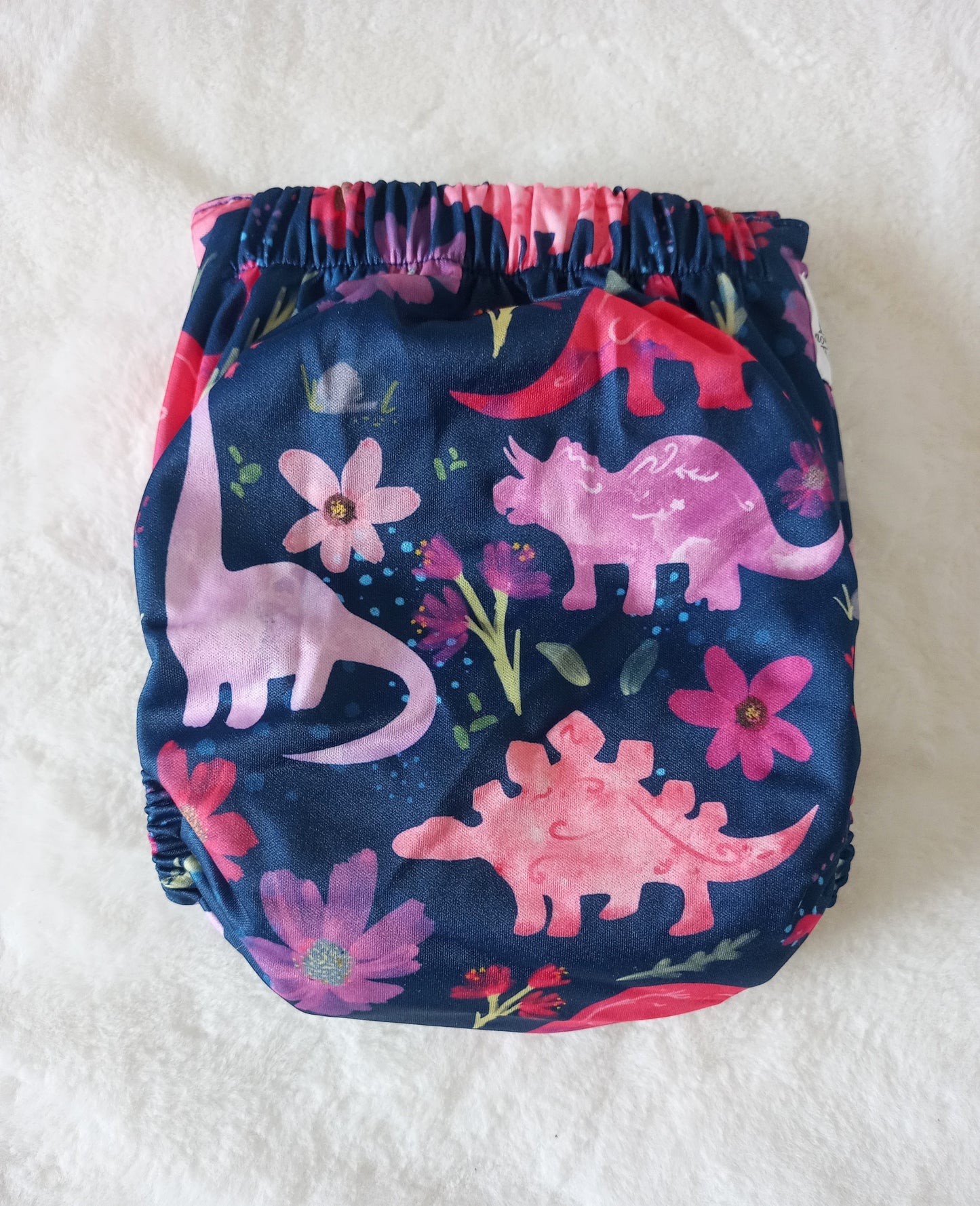 Fuchsia Fossils - OS Pocket Diaper