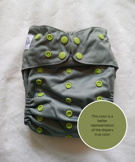 Mossy Pastures - OS Pocket Diaper